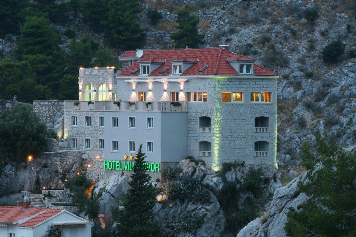 Hotel Villa Dvor Omiš Exteriér fotografie